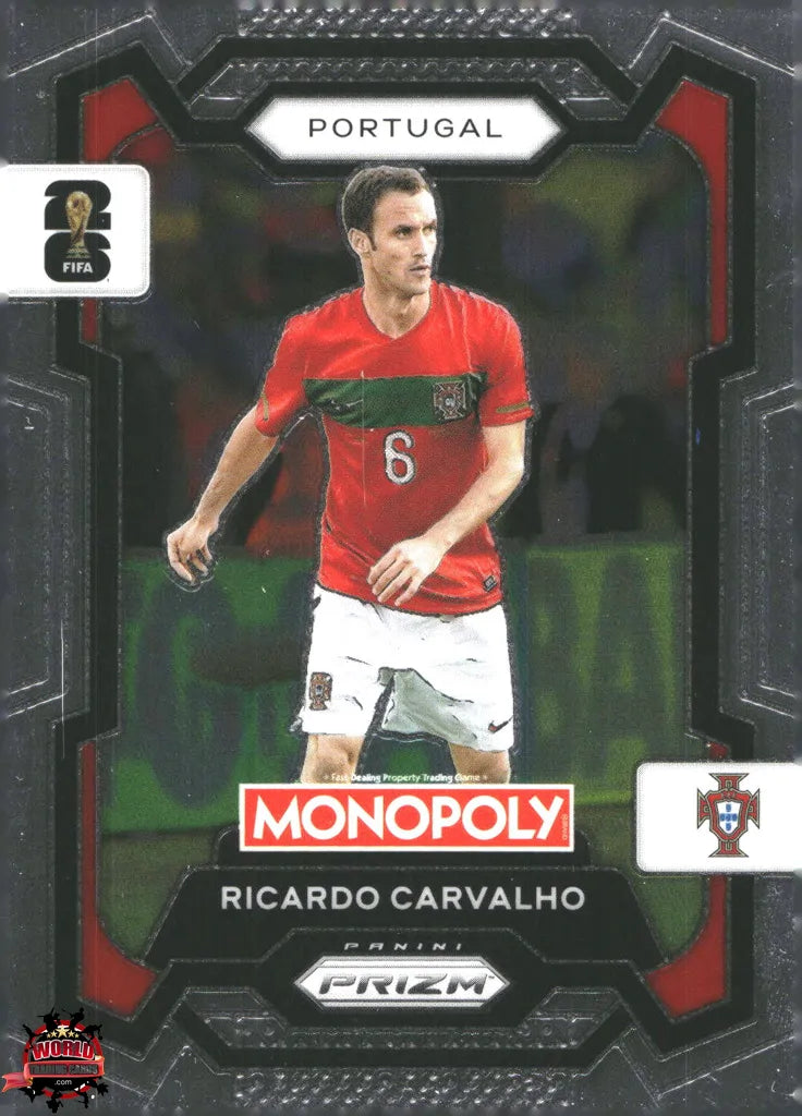 #PMPWC/032 | Panini | Monopoly | Prizm | FIFA World Cup | 2026 | Ricardo Carvalho | Base