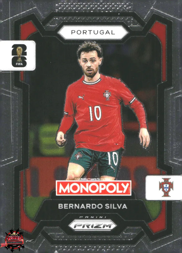 #PMPWC/033 | Panini | Monopoly | Prizm | FIFA World Cup | 2026 | Bernardo Silva | Base