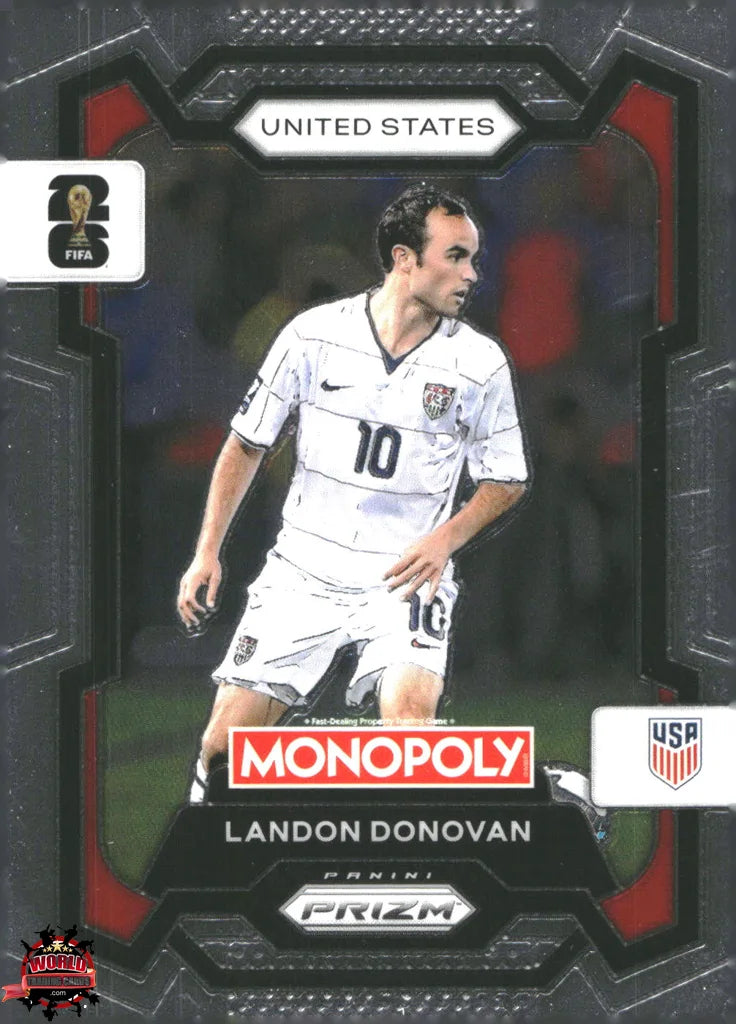 #PMPWC/048 | Panini | Monopoly | Prizm | FIFA World Cup | 2026 | Landon Donovan | Base