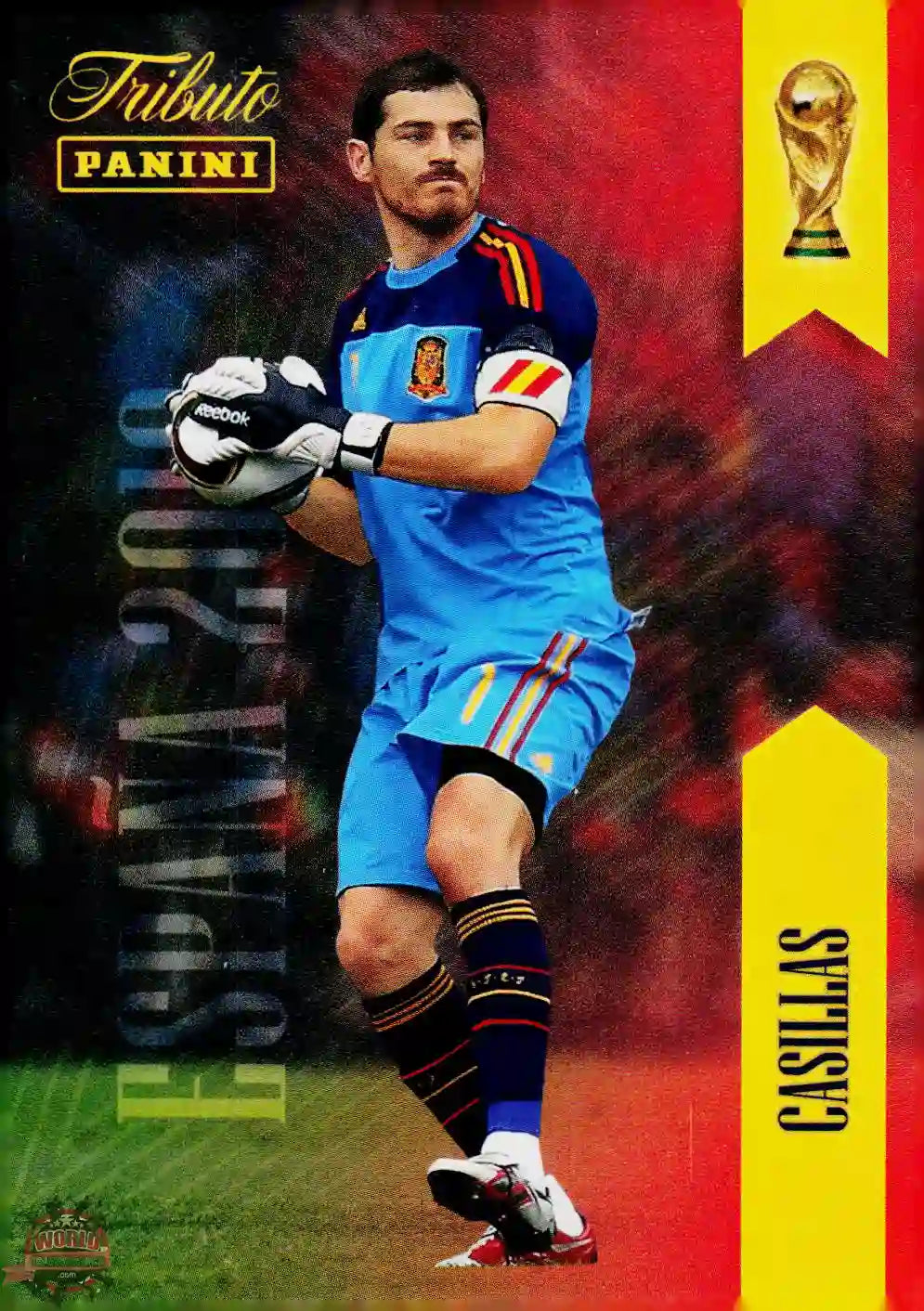 #PTBESP/01 | Panini | Tributo España | Vamos Campeones | 2026 | Sudafrica 2010 | Iker Casillas