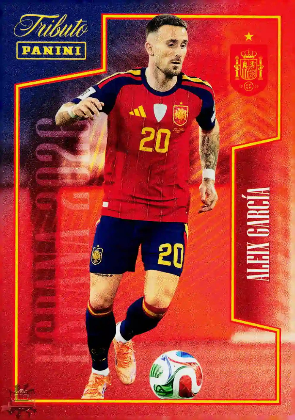 #PTBESP/53 | Panini | Tributo España | Vamos Campeones | 2026 | La Roja 2026 | Aleix Garcia