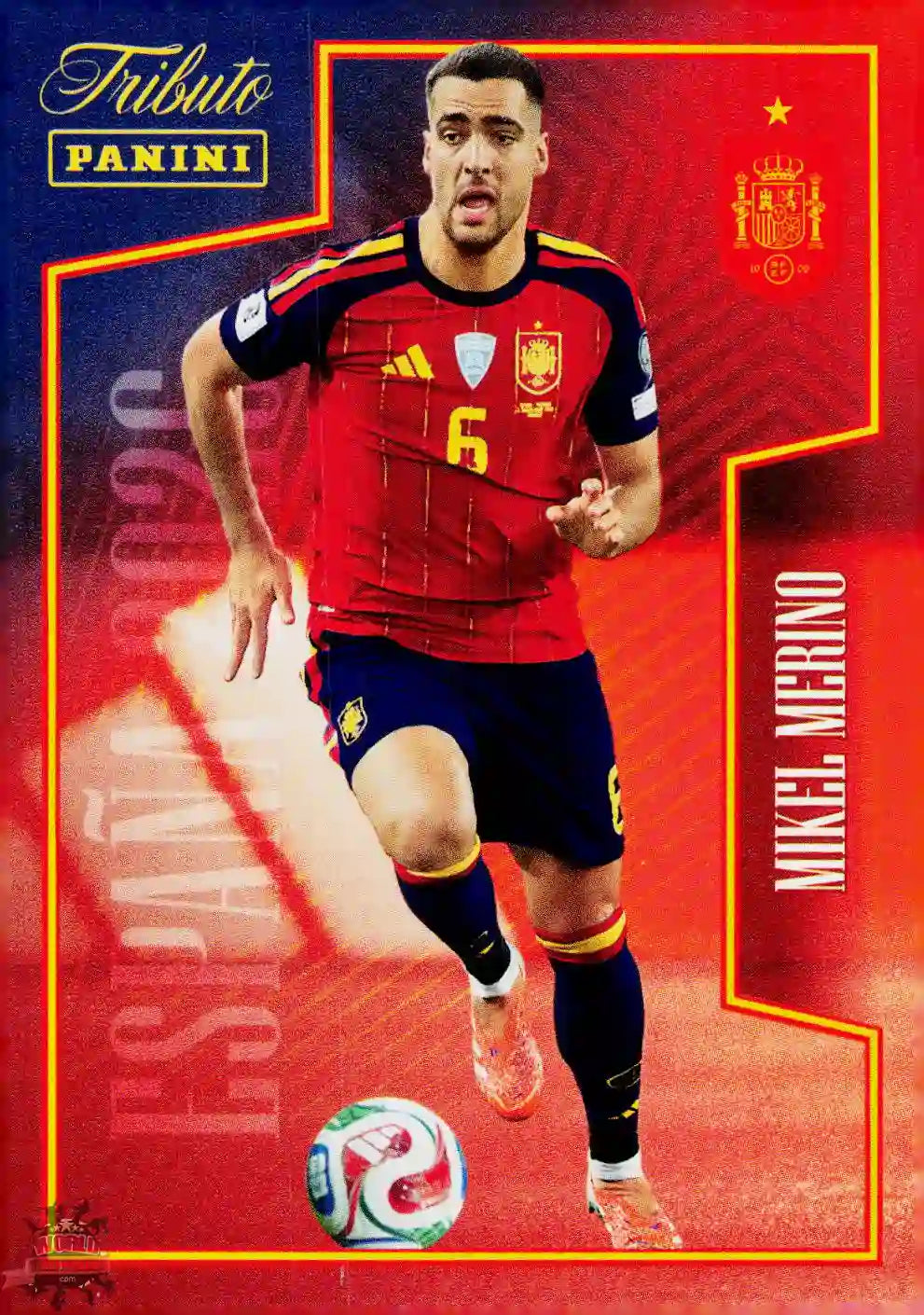 #PTBESP/55 | Panini | Tributo España | Vamos Campeones | 2026 | La Roja 2026 | Merino