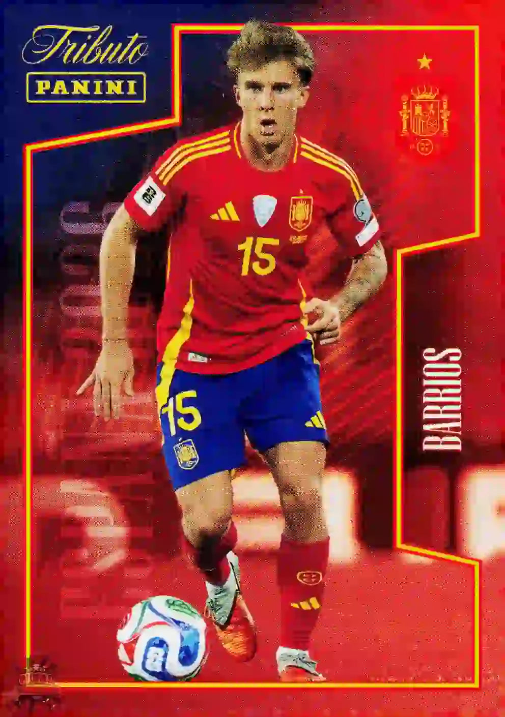 #PTBESP/57 | Panini | Tributo España | Vamos Campeones | 2026 | La Roja 2026 | Barrios