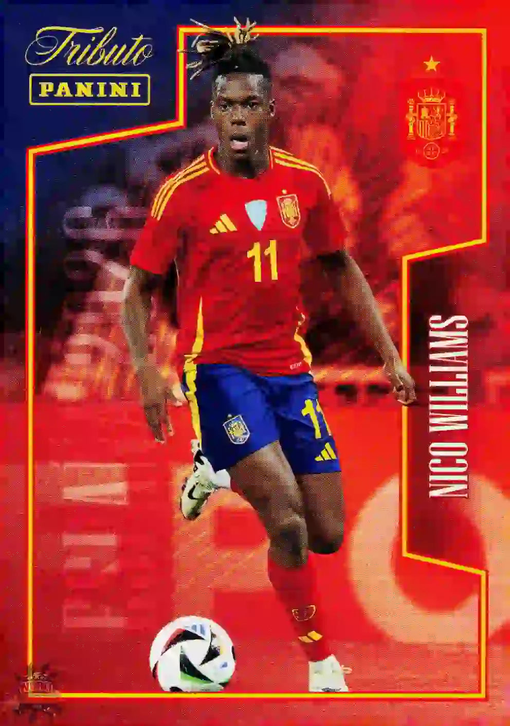 #PTBESP/63 | Panini | Tributo España | Vamos Campeones | 2026 | La Roja 2026 | Nico Williams