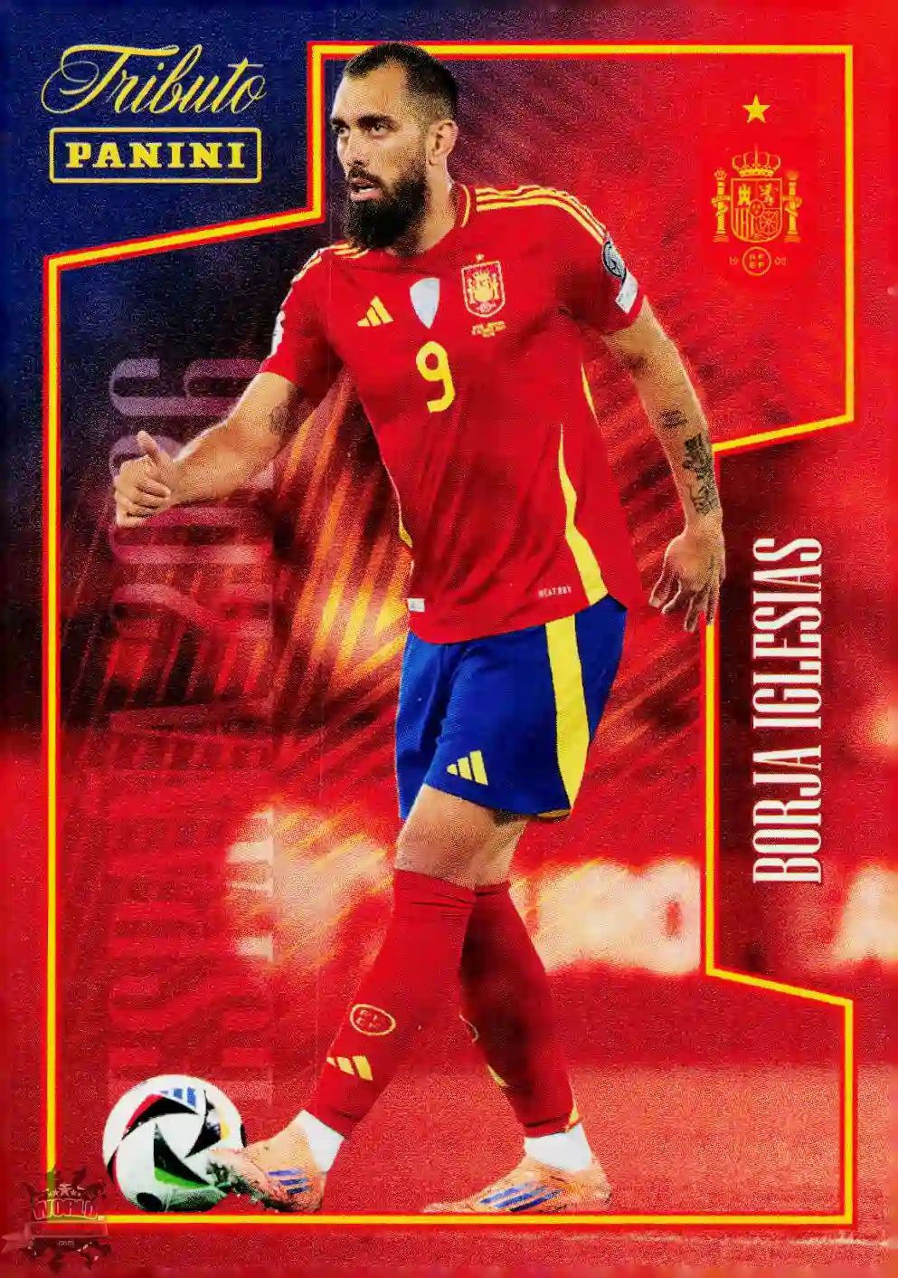 #PTBESP/65 | Panini | Tributo España | Vamos Campeones | 2026 | La Roja 2026 | Borja Iglesias