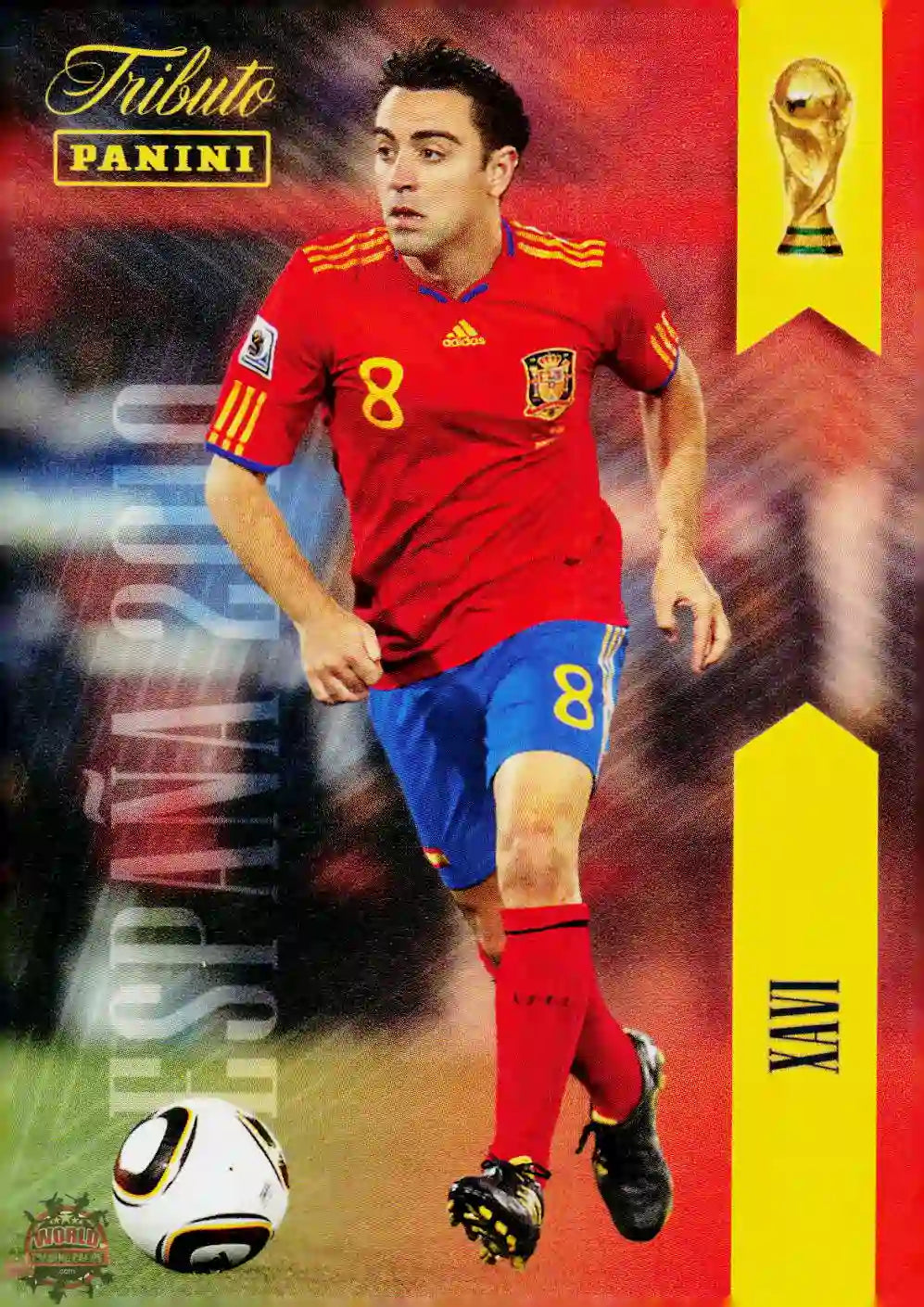 #PTBESP/08 | Panini | Tributo España | Vamos Campeones | 2026 | Sudafrica 2010 | Xavi