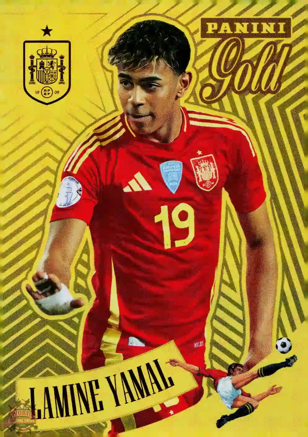 #PTBESP/89 | Panini | Tributo España | Vamos Campeones | 2026 | PANINI GOLD | Lamine Yamal