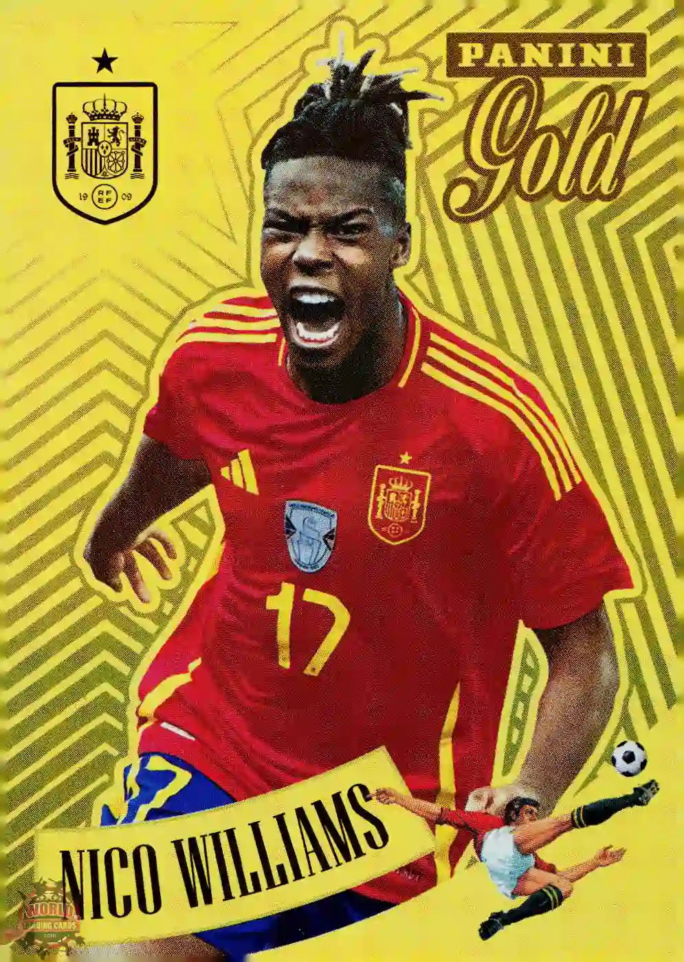 #PTBESP/90 | Panini | Tributo España | Vamos Campeones | 2026 | PANINI GOLD | Nico Williams