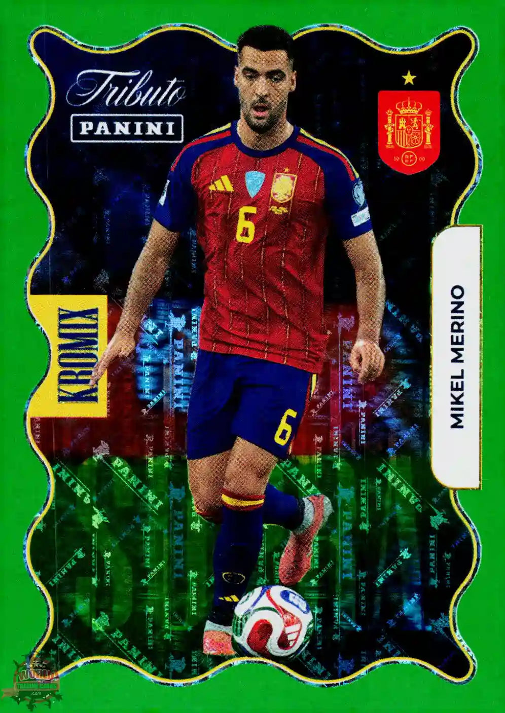 #PTBESP/KV78 | Panini | Tributo España | Vamos Campeones | 2026 | PARALLELS SUPRA KROMIX GREEN | Merino