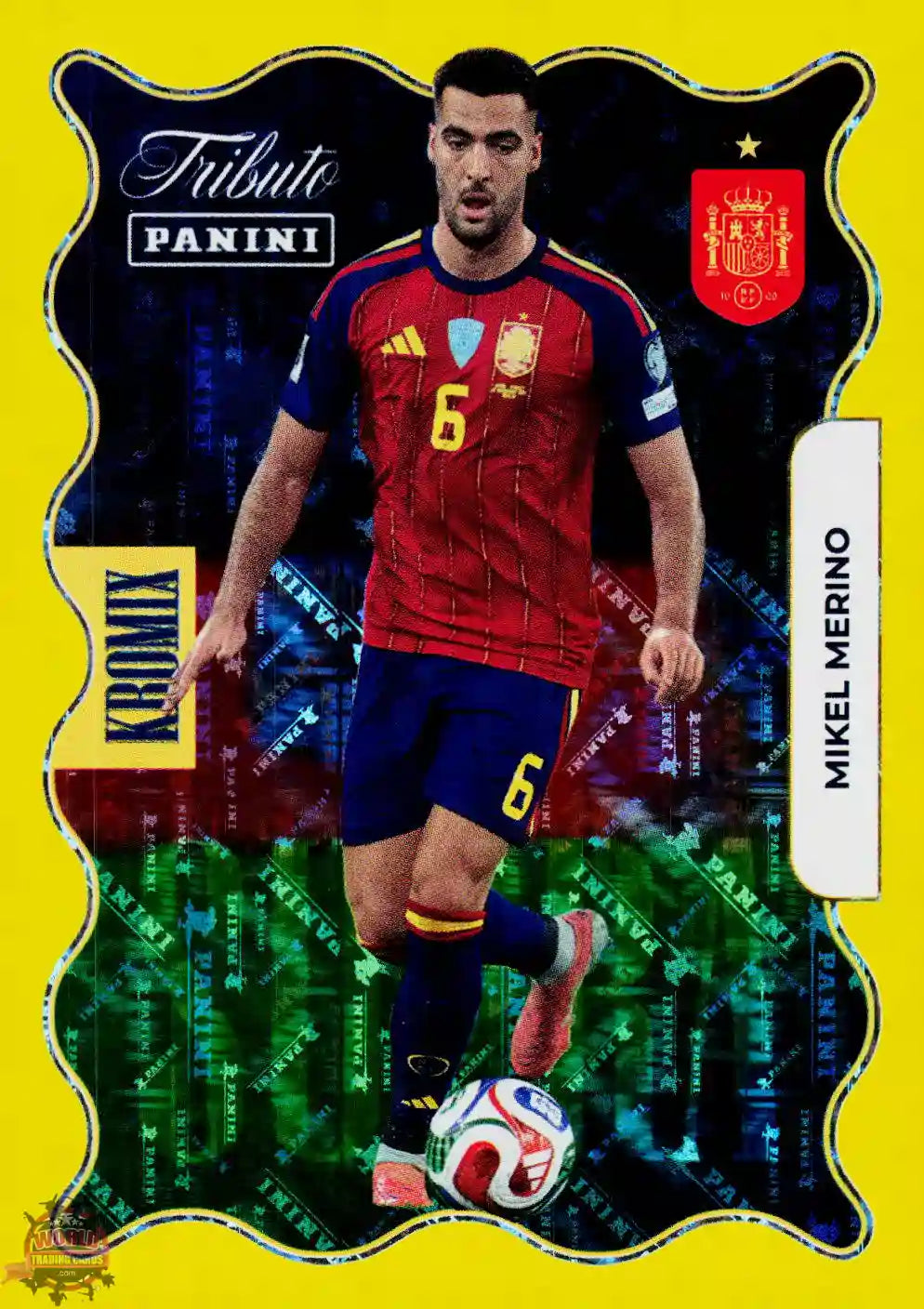 #PTBESP/KO78 | Panini | Tributo España | Vamos Campeones | 2026 | PARALLELS SUPRA KROMIX GOLD | Merino