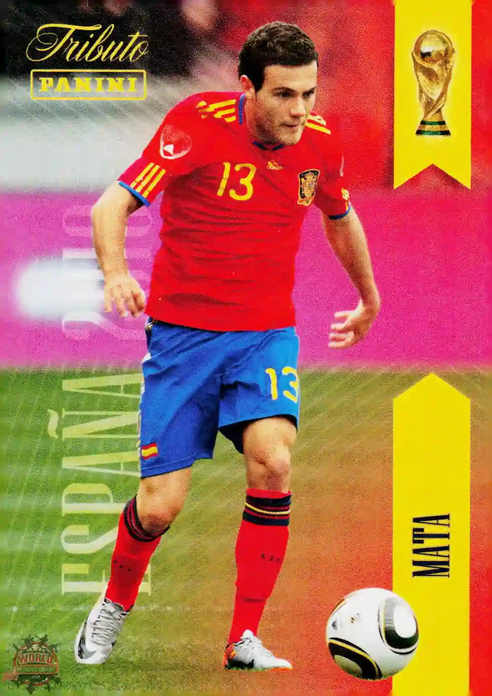 #PTBESP/13 | Panini | Tributo España | Vamos Campeones | 2026 | Sudafrica 2010 | Mata