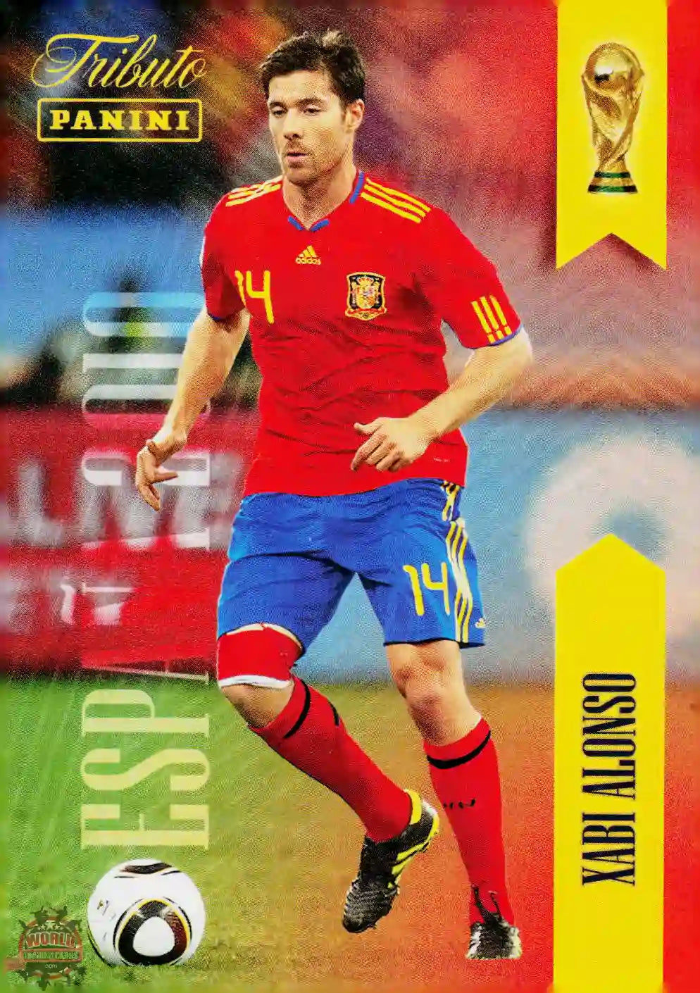 #PTBESP/14 | Panini | Tributo España | Vamos Campeones | 2026 | Sudafrica 2010 | Xavi Alonso