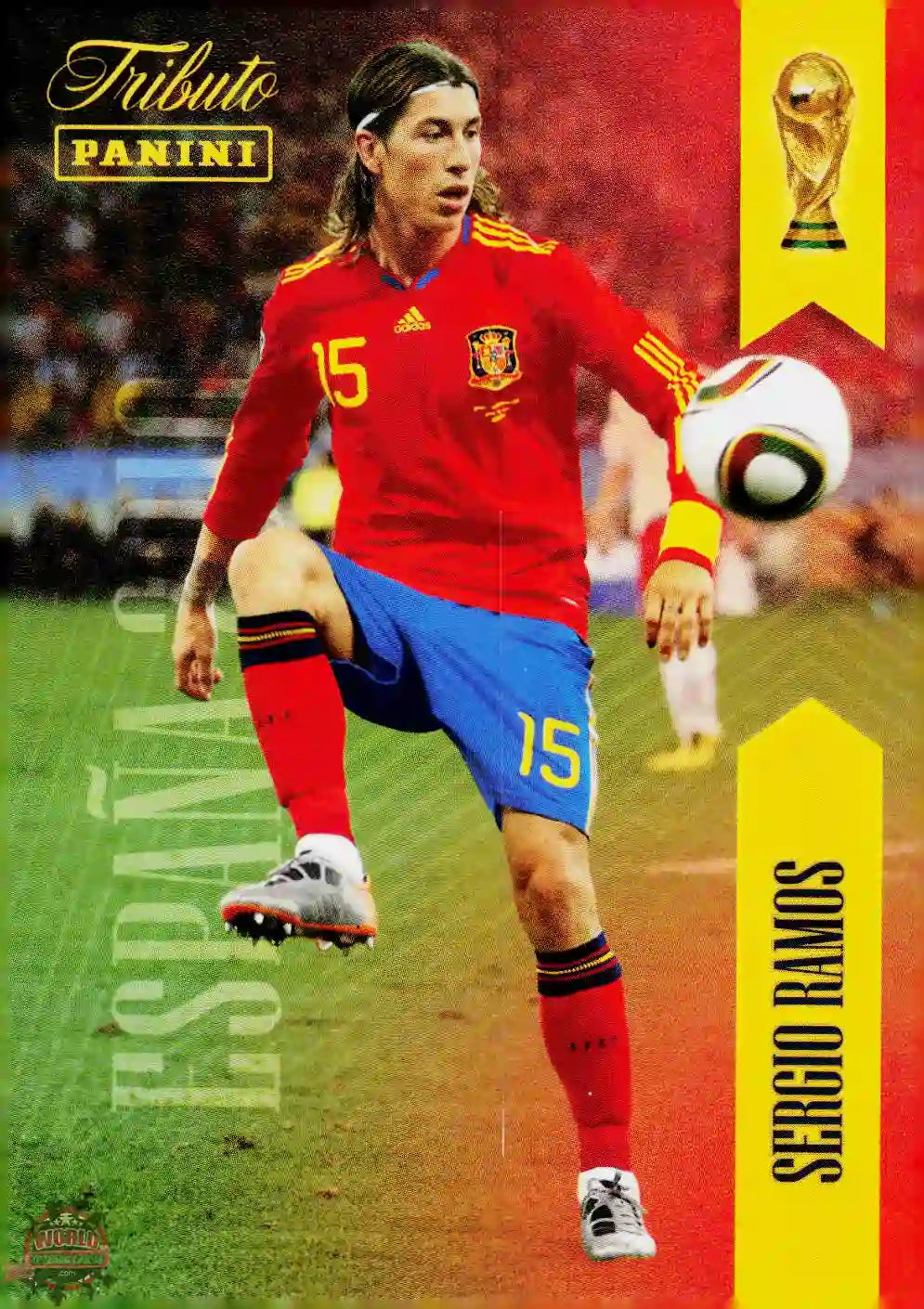#PTBESP/15 | Panini | Tributo España | Vamos Campeones | 2026 | Sudafrica 2010 | Sergio Ramos