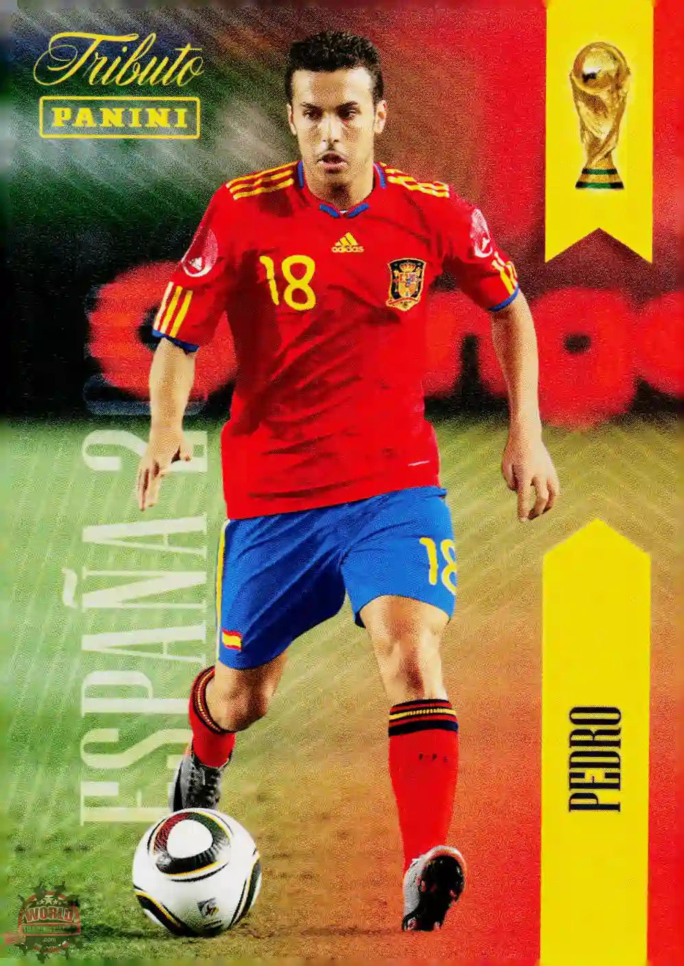 #PTBESP/18 | Panini | Tributo España | Vamos Campeones | 2026 | Sudafrica 2010 | Pedro