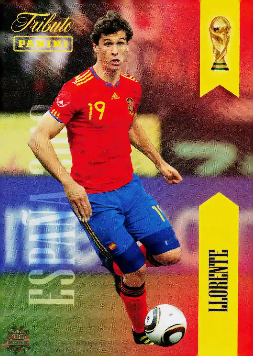 #PTBESP/19 | Panini | Tributo España | Vamos Campeones | 2026 | Sudafrica 2010 | Llorente