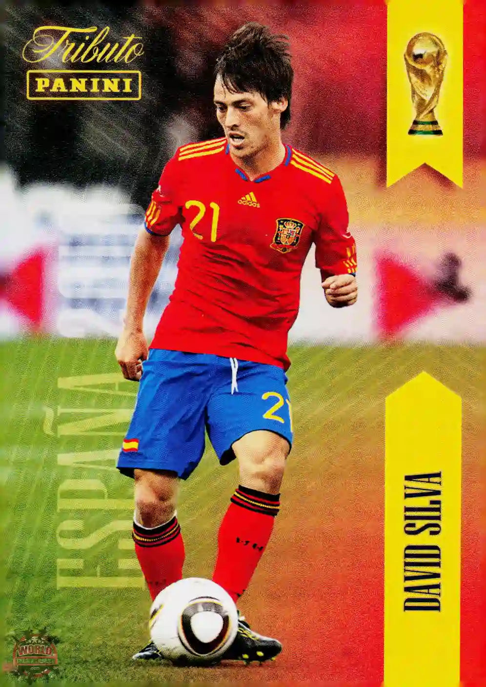 #PTBESP/21 | Panini | Tributo España | Vamos Campeones | 2026 | Sudafrica 2010 | David Silva