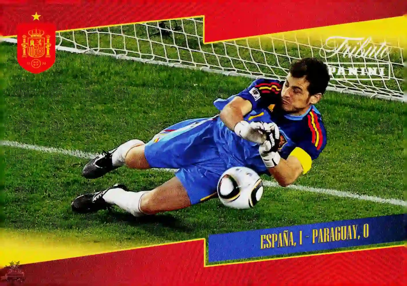 #PTBESP/29 | Panini | Tributo España | Vamos Campeones | 2026 | Sudafrica 2010 | España 1 - Paraguay 0