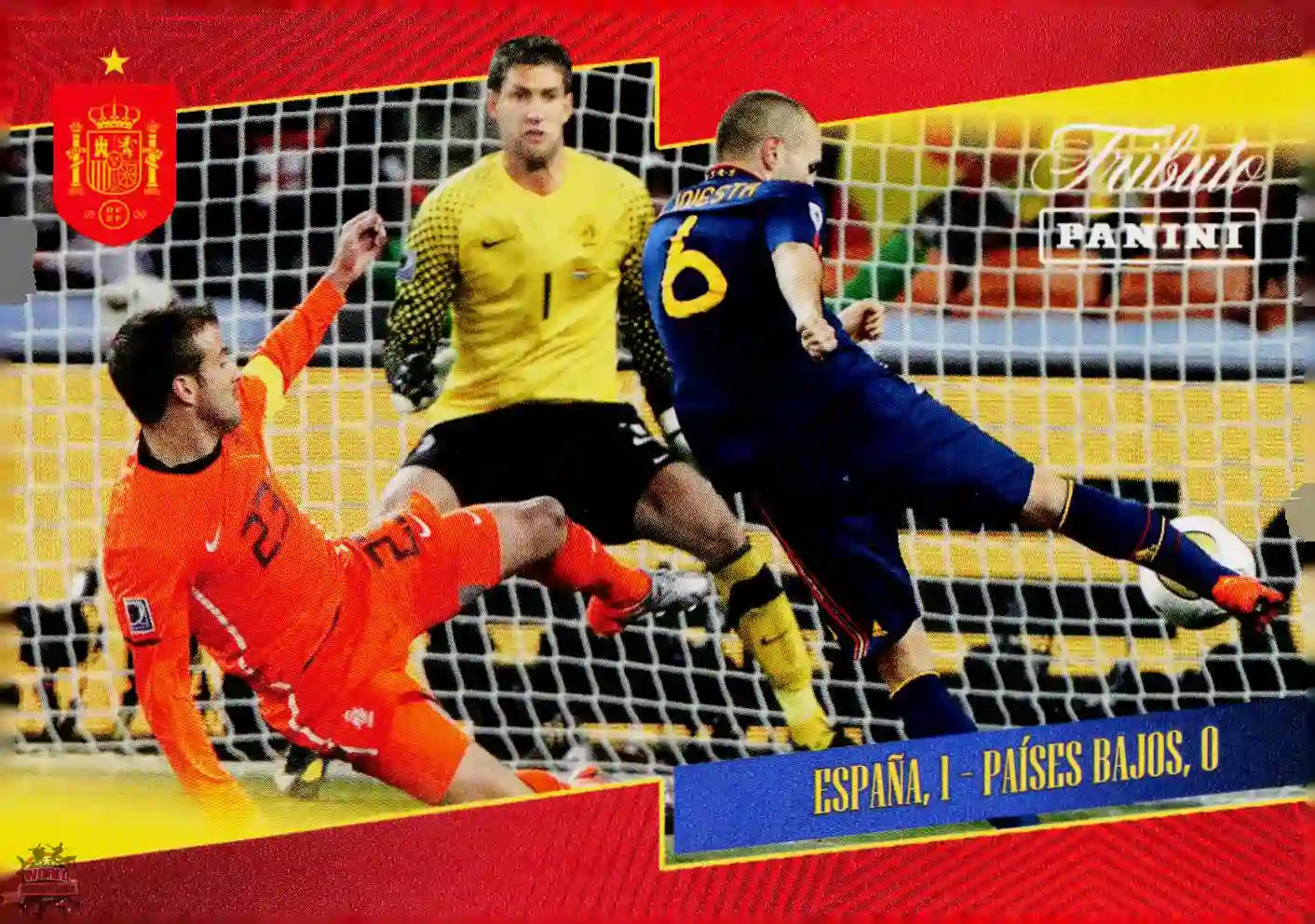 #PTBESP/31 | Panini | Tributo España | Vamos Campeones | 2026 | Sudafrica 2010 | España 1 - Paises Bajos 0