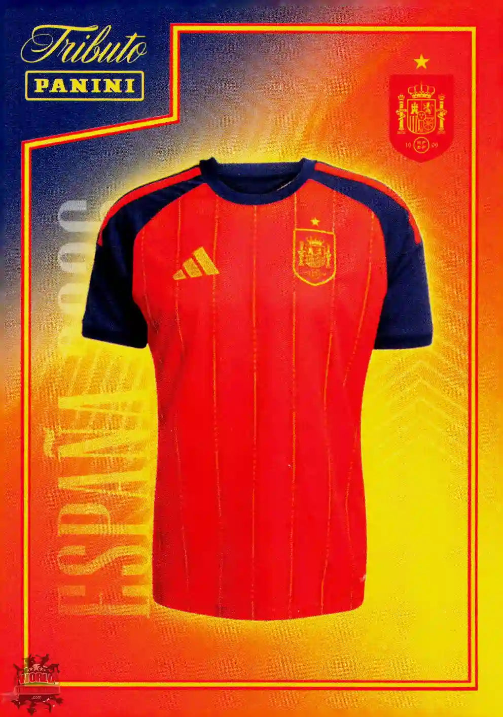 #PTBESP/36 | Panini | Tributo España | Vamos Campeones | 2026 | La Roja 2026 | Camiseta 2026
