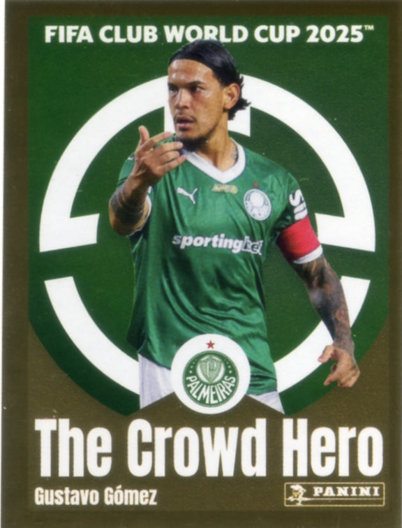 Panini Club World Cup 2025 #022 -  Gustavo Gómez - The Crowd Hero (SE Palmeiras)