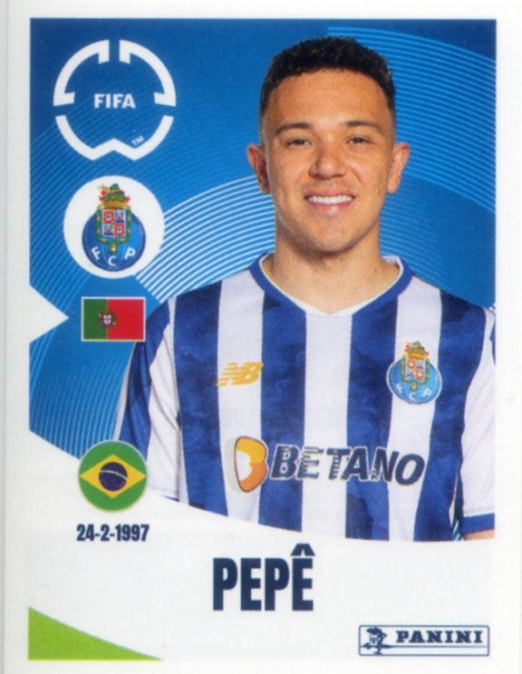 Panini Club World Cup 2025 #038 - Pepê (FC Oporto)