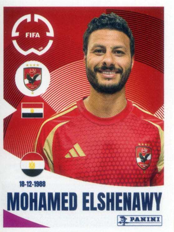 Panini Club World Cup 2025 #042 -  Mohamed El Shenawy (Al Ahly FC)