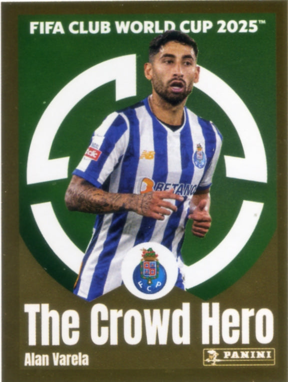 Panini Club World Cup 2025 #040 - Alan Varela - The Crowd Hero (FC Por