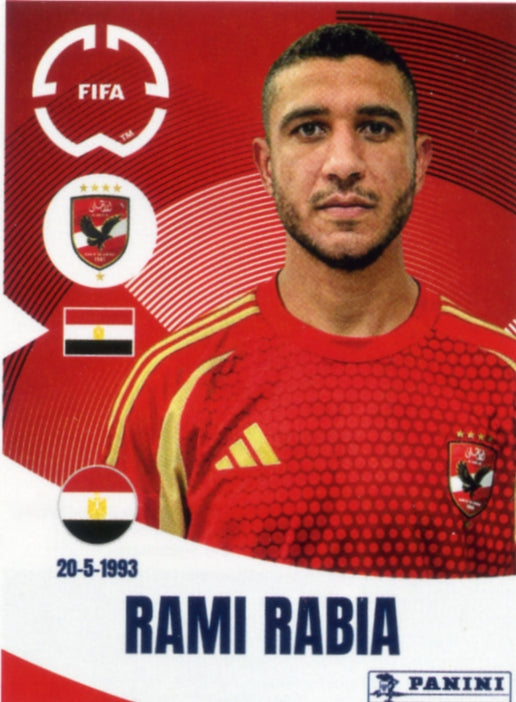Panini Club World Cup 2025 #046 -  Rami Rabia (Al Ahly FC)