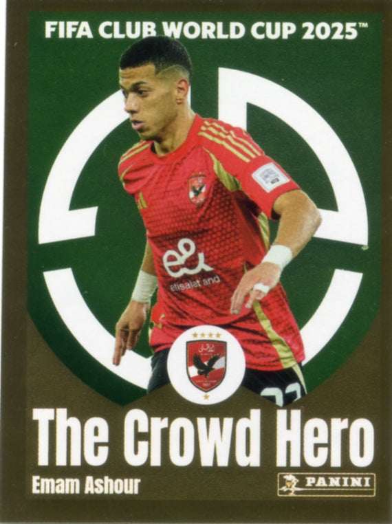 Panini Club World Cup 2025 #058 - Emam Ashour - The Crowd Hero (Al Ahly FC)
