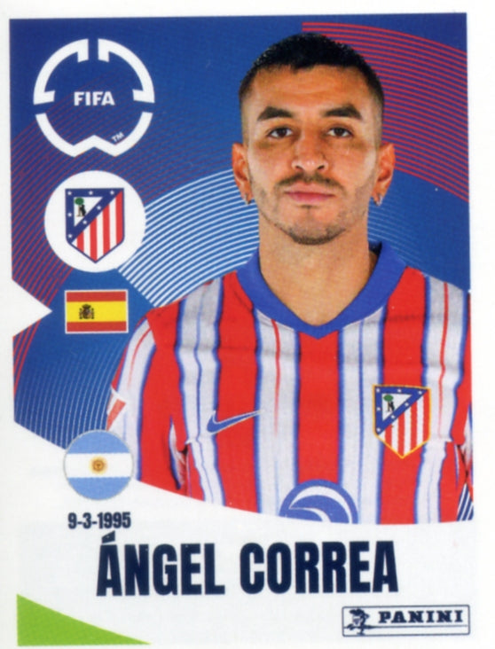 Panini Club World Cup 2025 #096 -  Ángel Correa (Atlético de Madrid)