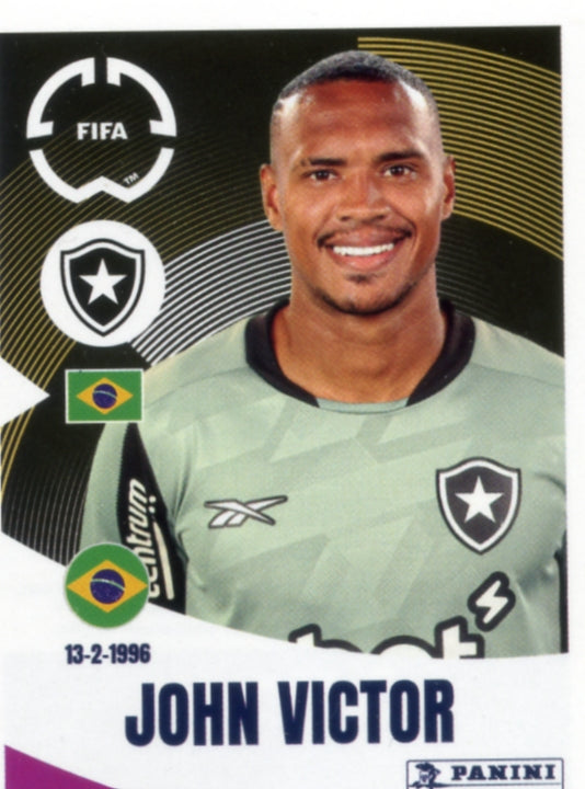 Panini Club World Cup 2025 #099 -  John Victor (Botafogo)