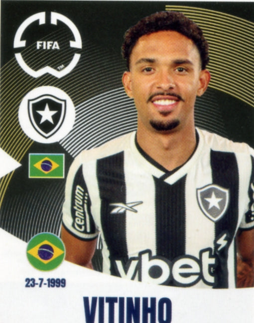 Panini Club World Cup 2025 #100 -  Vitinho (Botafogo)