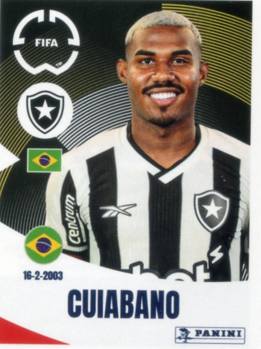 Panini Club World Cup 2025 #106 -  Cuiabano (Botafogo)