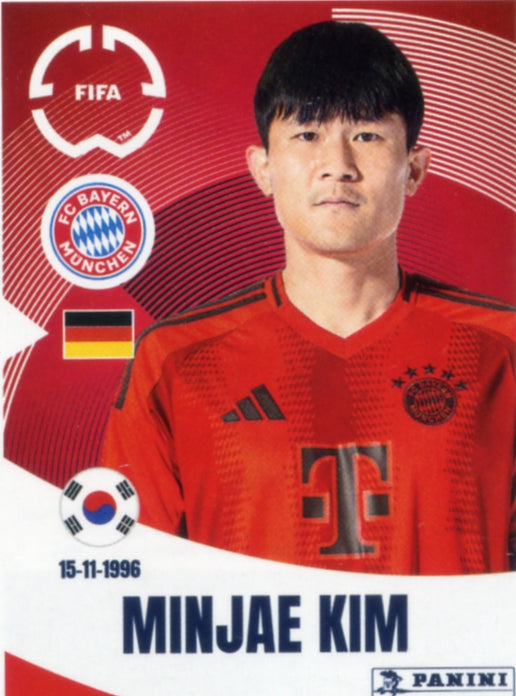 Panini Club World Cup 2025 #123 -  Min-jae Kim (FC Bayern Munich)