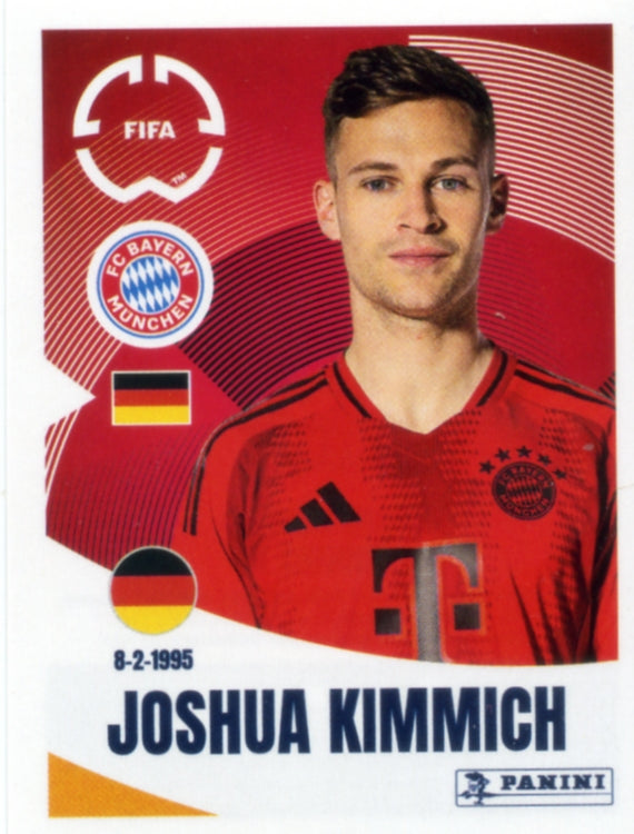 Panini Club World Cup 2025 #126 -  Joshua Kimmich (FC Bayern Munich)