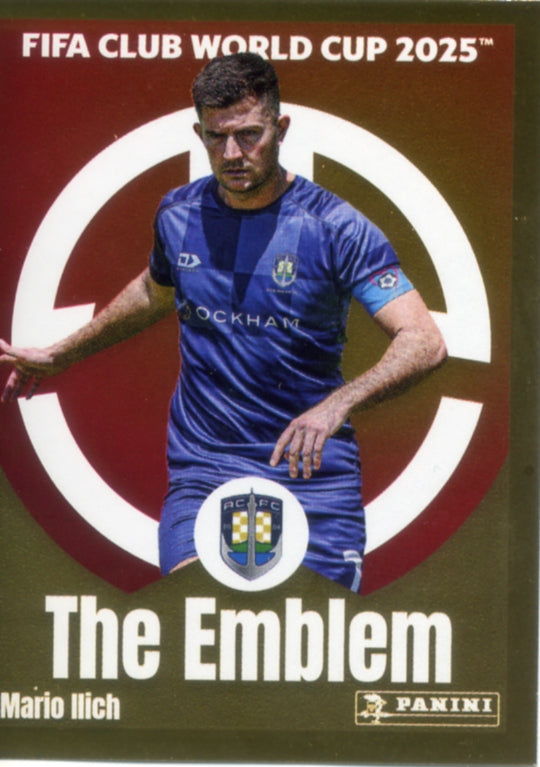 Panini Club World Cup 2025 #148 - Mario Illch - The Emblem (Auckland City FC)