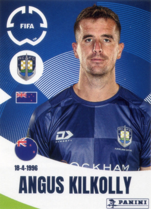 Panini Club World Cup 2025 #153 -  Angus Kilkolly (Auckland City FC)