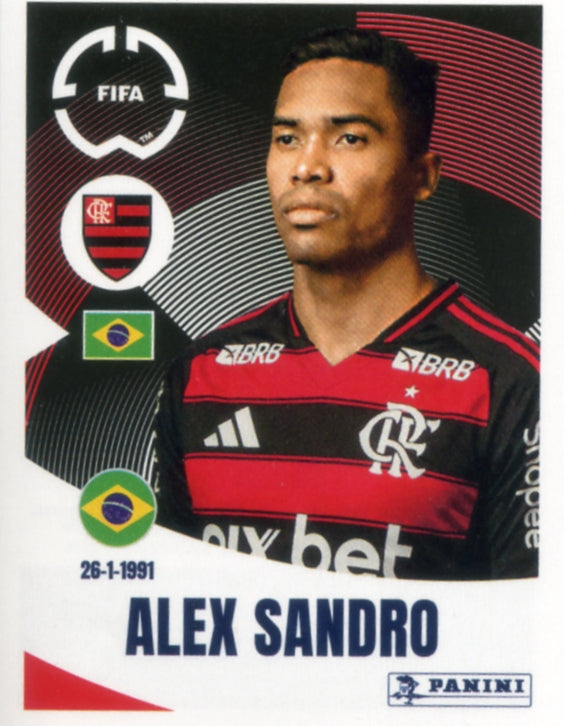 Panini Club World Cup 2025 #195 -  Alex Sandro (CR Flamengo)
