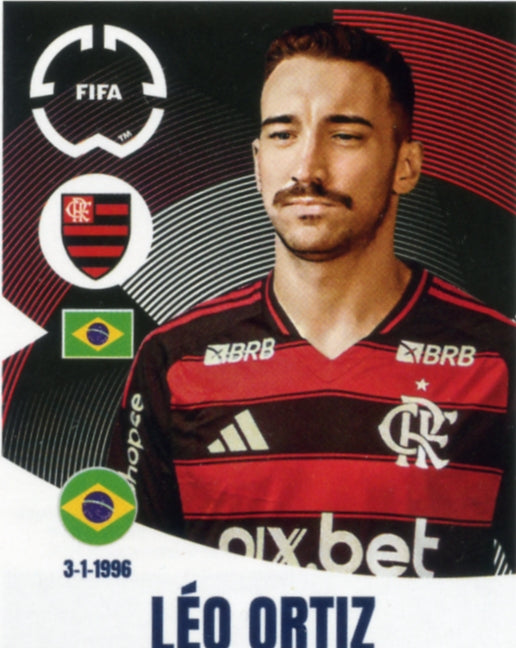 Panini Club World Cup 2025 #193 -  Léo Ortiz (CR Flamengo)