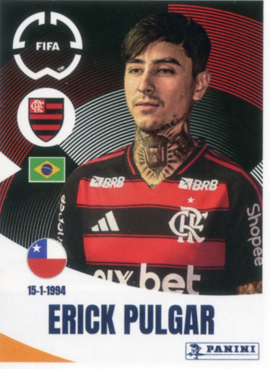 Panini Club World Cup 2025 #201 -  Erick Pulgar (CR Flamengo)