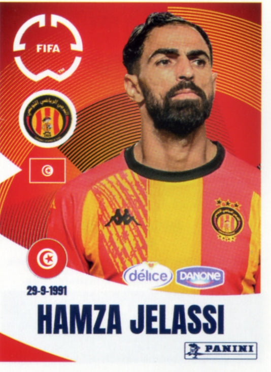 Panini Club World Cup 2025 #215 -  Hamza Jelassi (Espérance sportive de Tunis)