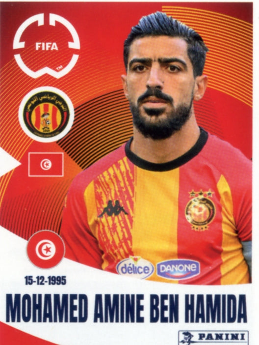 Panini Club World Cup 2025 #212 -  Mohamed Amine Ben Hamida (Espérance sportive de Tunis)