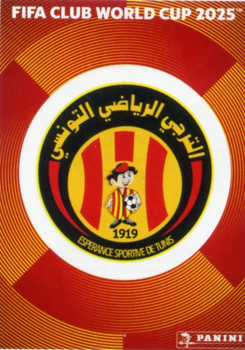 Panini Club World Cup 2025 #209 -  Escudo (Espérance sportive de Tunis)