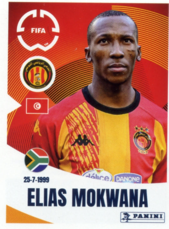Panini Club World Cup 2025 #218 -  Elias Mokwana (Espérance sportive de Tunis)