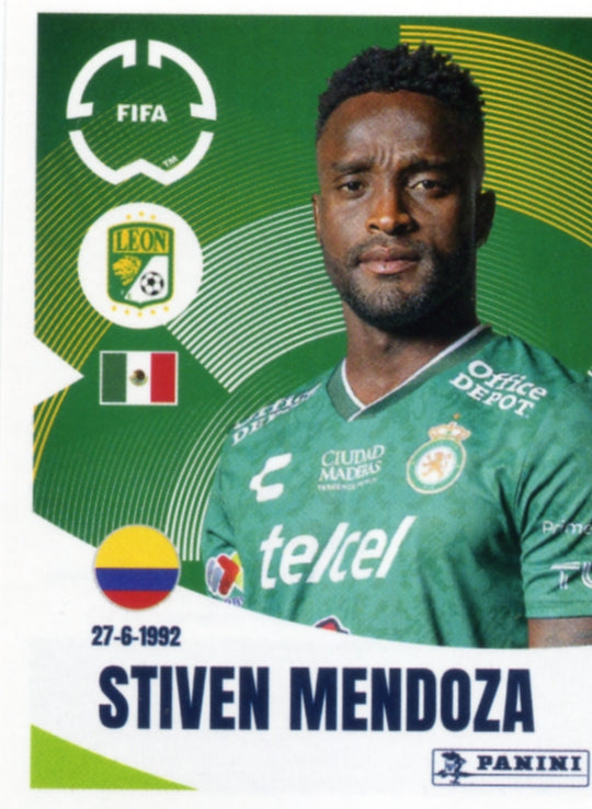 Panini Club World Cup 2025 #260 -  Stiven Mendoza (Club León)