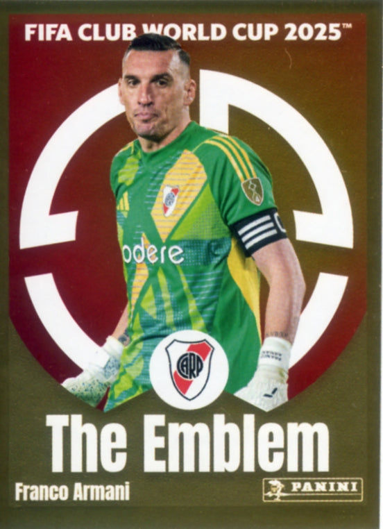 Panini Club World Cup 2025 #274 -  Franco Armani - The Emblem (CA River Plate)
