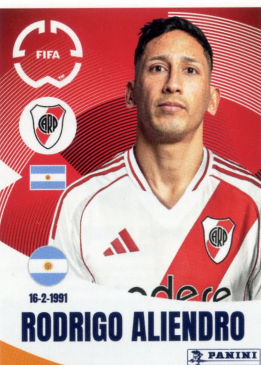 Panini Club World Cup 2025 #275 -  Rodrigo Aliendro (CA River Plate)