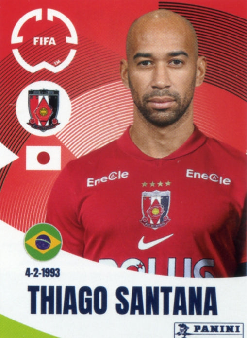 Panini Club World Cup 2025 #297 -  Thiago Santana (Urawa Red Diamonds)