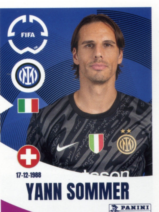 Panini Club World Cup 2025 #318 -  Yann Sommer (FC Inter Milan)