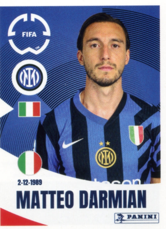 Panini Club World Cup 2025 #324 -  Matteo Darmian (FC Inter Milan)